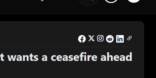 Edit mode article view showing share links and the saved analysis user label
